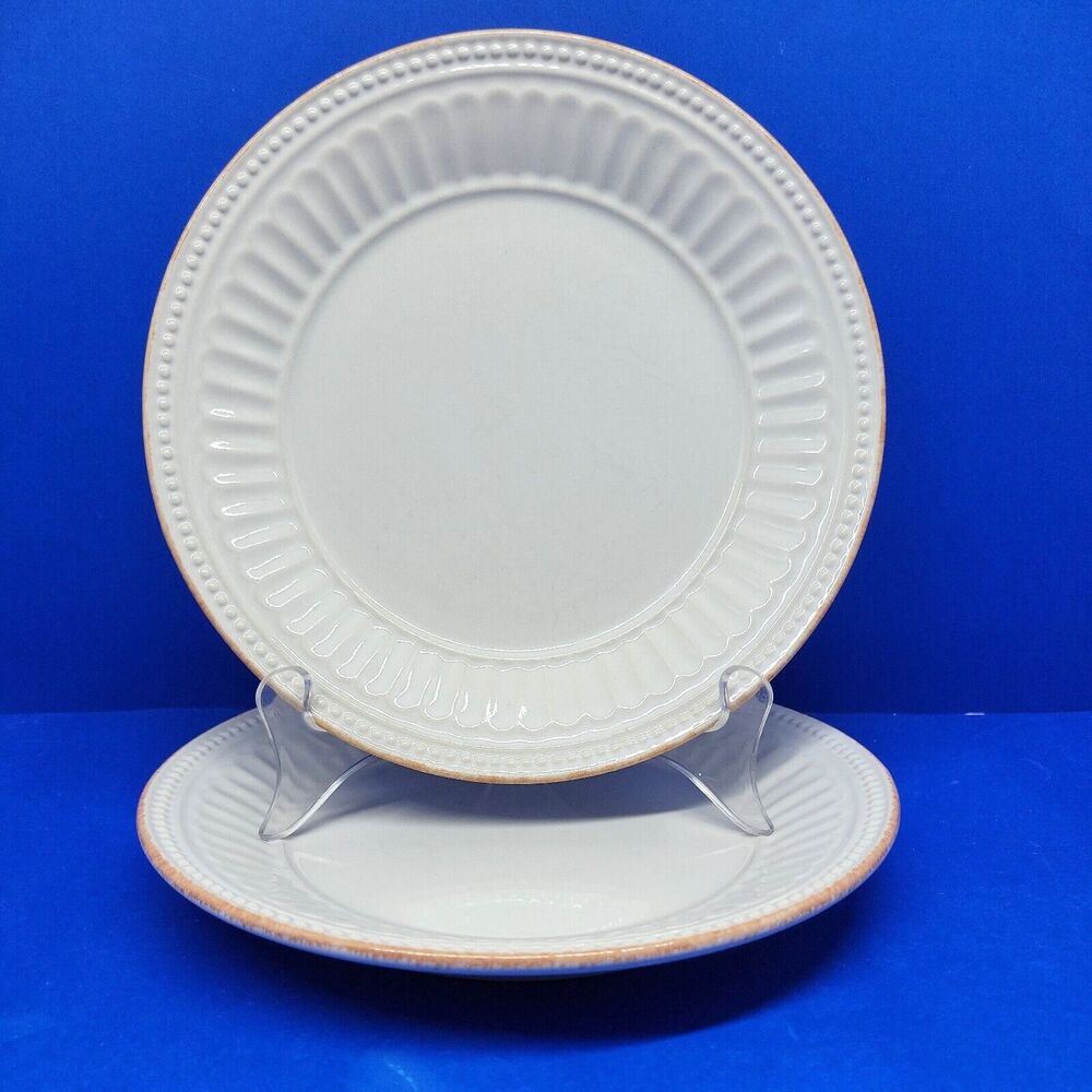 Lenox French Pearl Salad Plates 8" Bundle Of 2